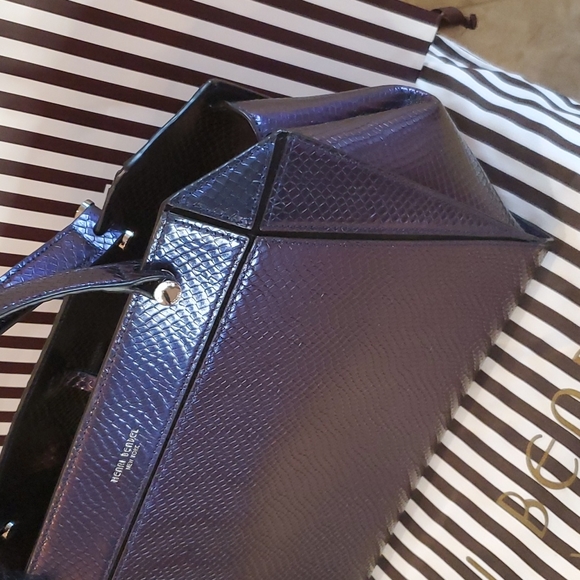 HENRI BENDELπHPπ Bijoux Satchel Metallic Snake Pattern! RARE! πππππππ - Picture 11 of 16